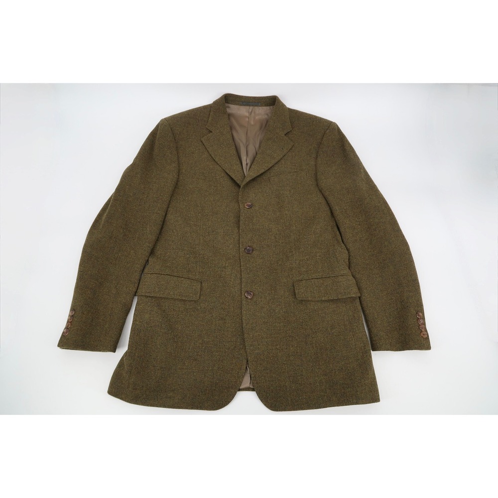 Kirsch Hand-Made Stretch 500 C Wool Three‎ Button Blazer Jacket Size 56 (46 US)